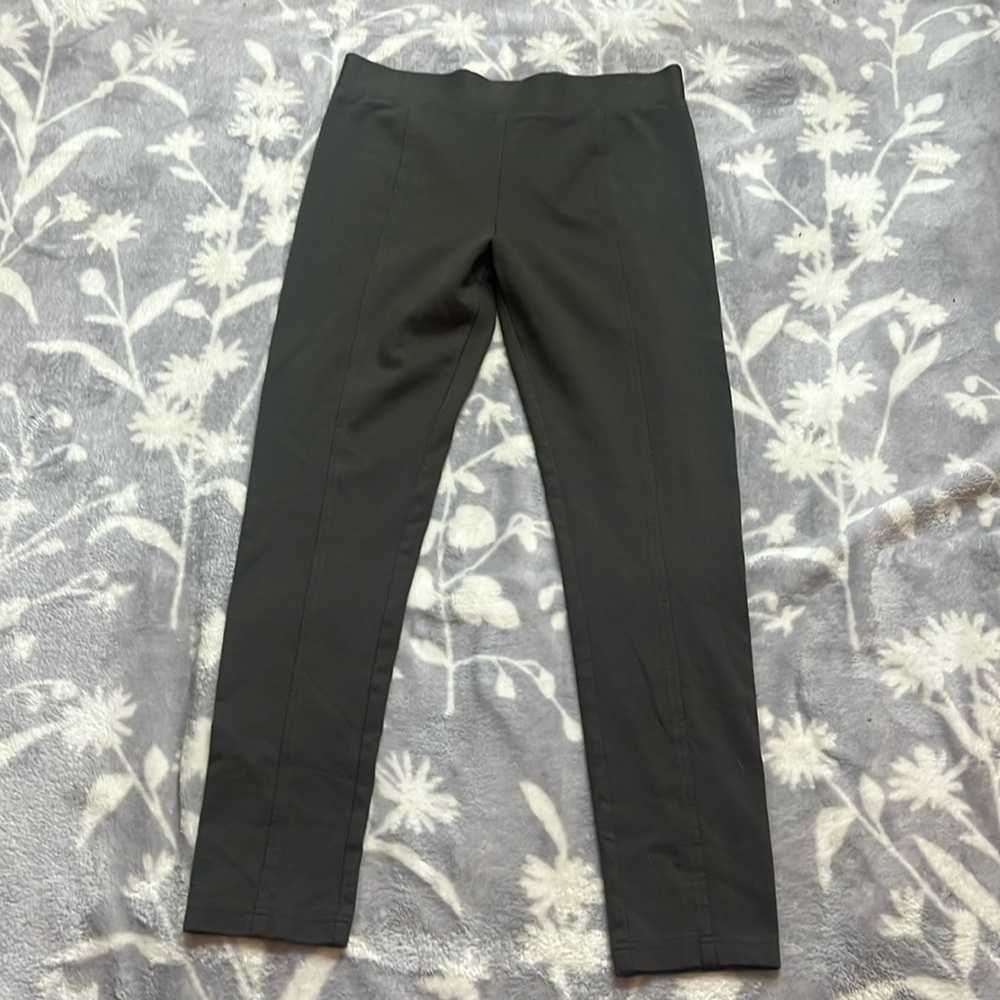 INC Green Pull On Stretch Ankle Pants Sz 12